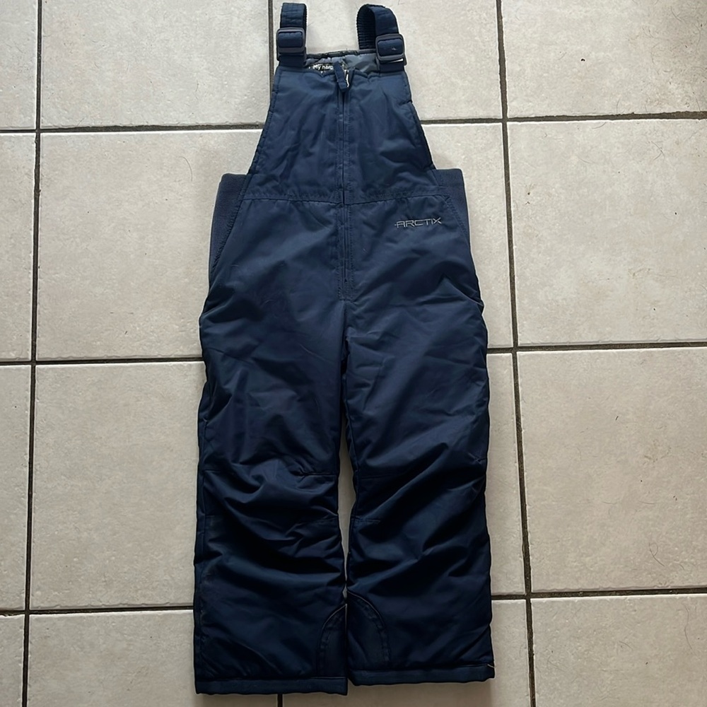 Boys Arctic Snowsuit Bibs Overall pants Navy Blue 4T